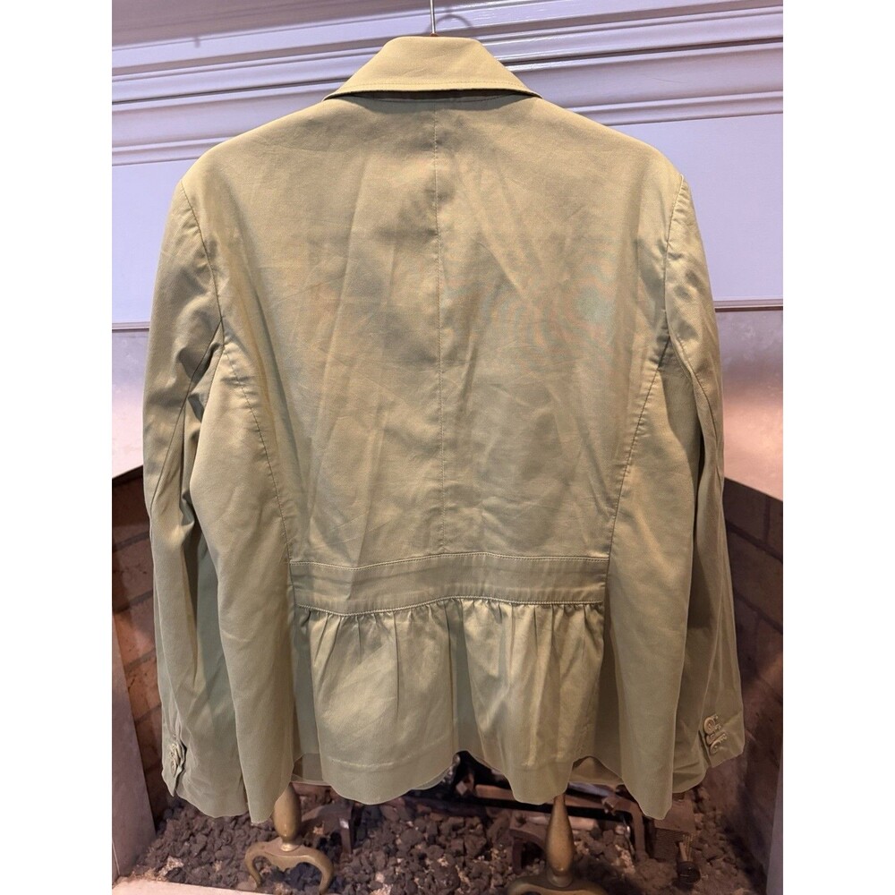 Talbots Stretch Green Blazer Size 12 - Picture 4 of 5